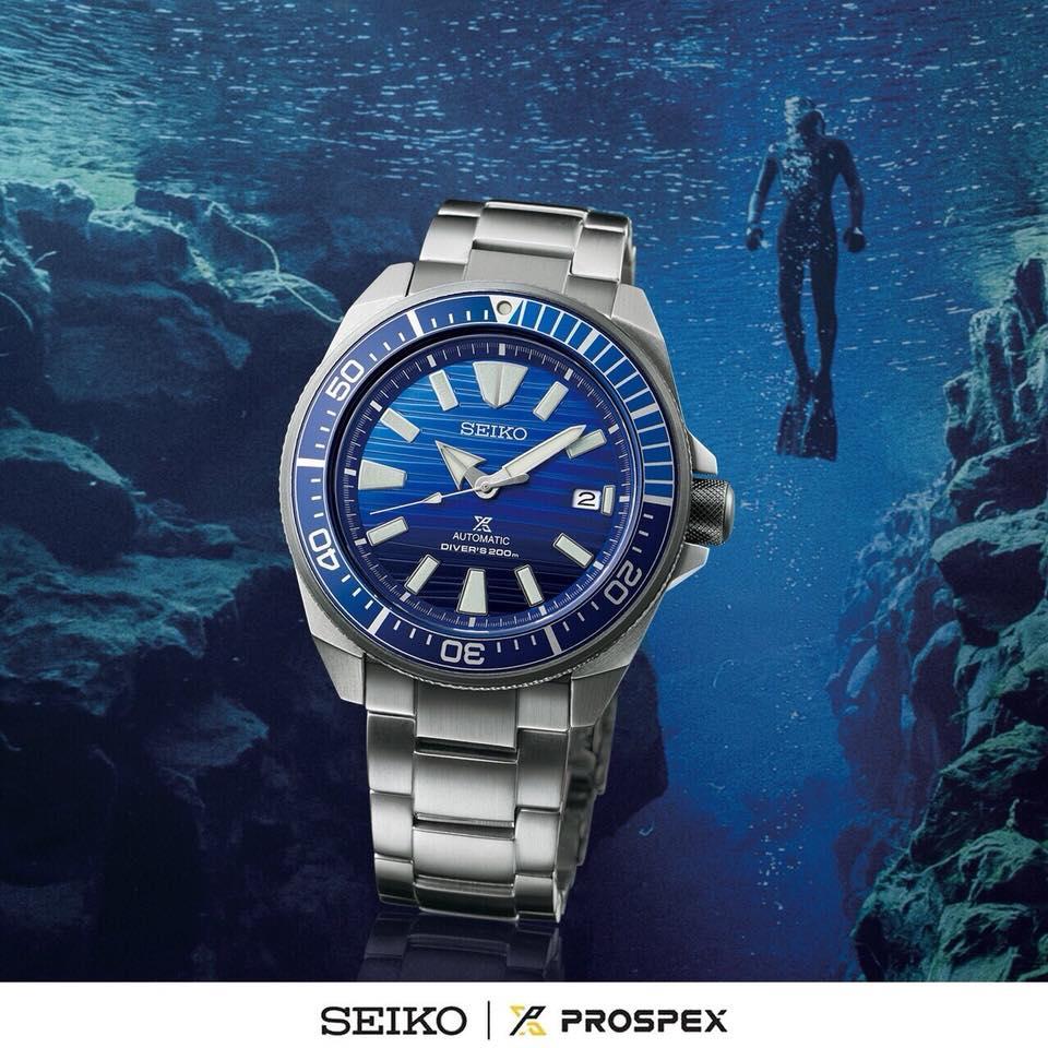 1 Year Warranty from Thai Center, Seiko Samurai Save the Ocean Special Edition Srpc93K1, New, Genuine Product, 12/24Hr ราคา 18,900 บาท*ส่งฟรี