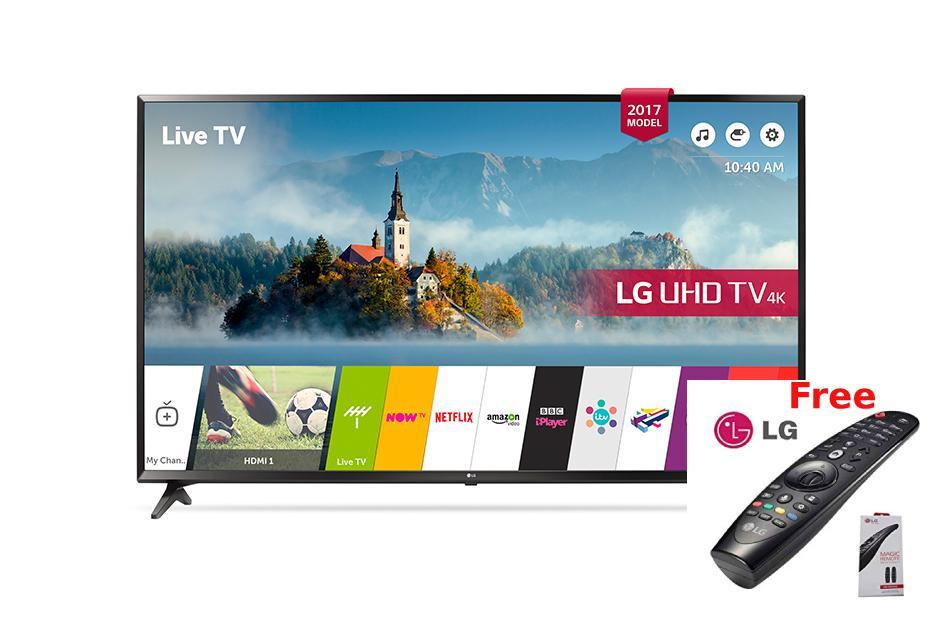 LG UHD 4K SMART TV 55 นิ้ว รุ่น 55UK6320 มีโปรผ่อน 0 % 10  เดือน