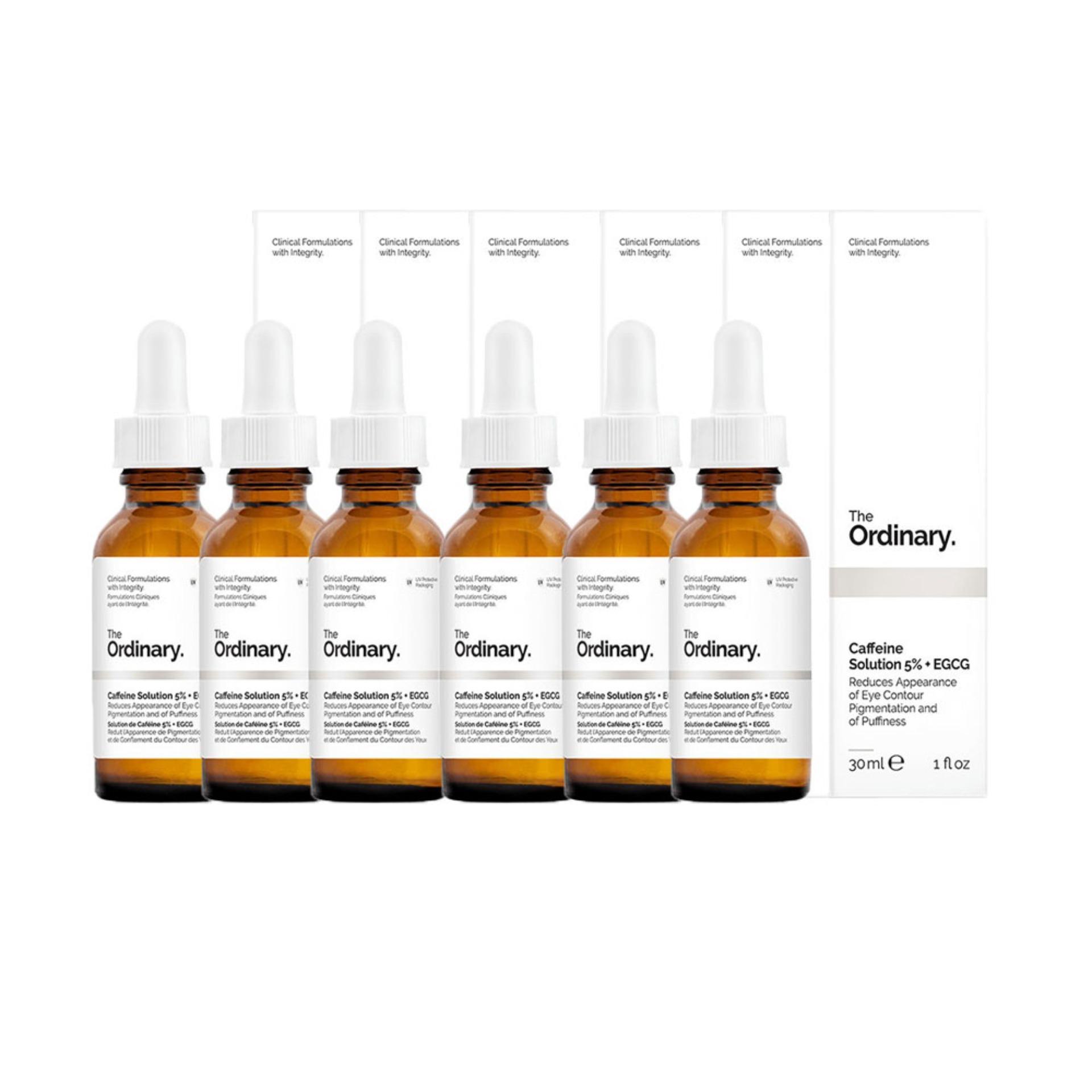 The Ordinary Caffeine Solution 5% EGCG กระชับผิวบริเวณรอบดวงตา ลดความดำคล้ำให้ดูสดใสขึ้น 30ml 6 กล่อง : image The Ordinary Caffeine Solution 5% EGCG กระชับผิวบริเวณรอบดวงตา ลดความดำคล้ำให้ดูสดใสขึ้น 30ml 6 กล่อง