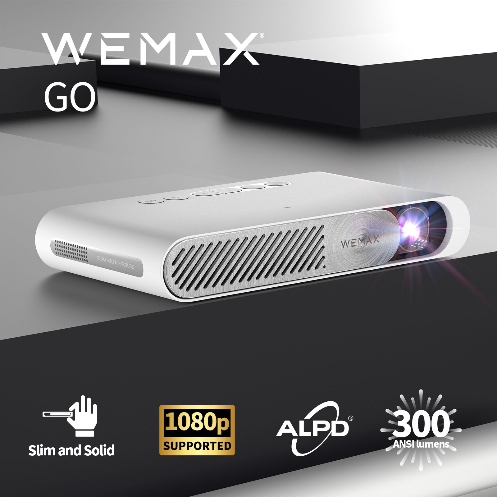 WEMAX GO Mini ALPD Laser Pocket Projector Ultra Portable Smart Projector 1080P Supported Wi-Fi Connection ราคา 13,999 บาท*ส่งฟรี
