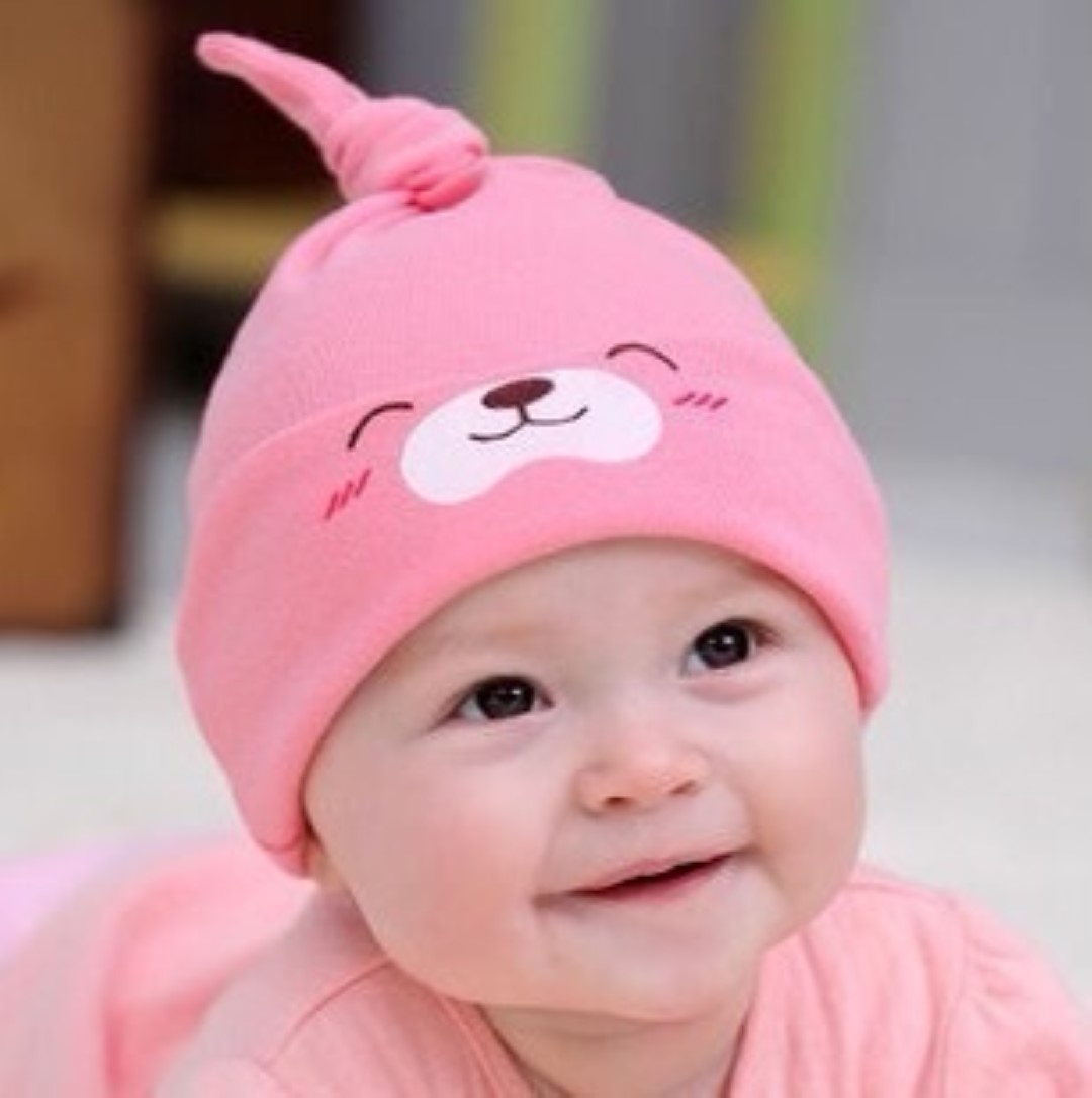 หมวกหูกระต่ายพิมพ์ลายการ์ตูนน่ารัก สไตล์เกาหลี ผ้าคุณภาพดี นุ่มใส่สบาย เหมาะสำหรับเด็กทารกใส่นอน