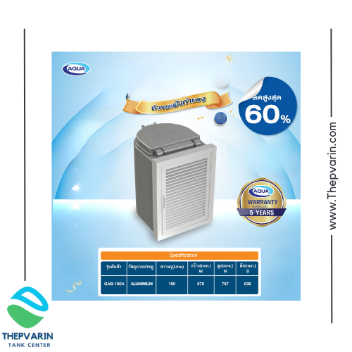 ถังขยะฝังกำแพง (Aqua Garbage Container) ราคา 5,700 บาท*ส่งฟรี