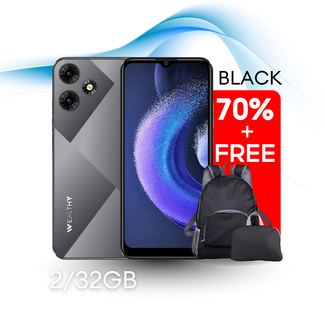 Wealthy Phone Model Haram R1 (2+32Gb) 6.517-Inch Screen, 3g Smartphone, Mobile Phone, Smartphone, Gaming Mobile, Mobiles, 12-Month Warranty from Thai Center. ราคา 1,225 บาท*ส่งฟรี