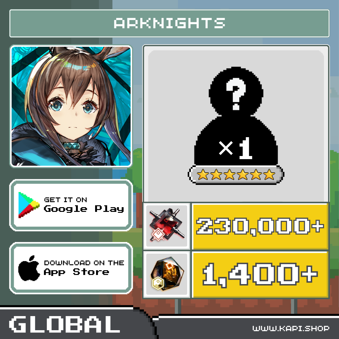 Arknights (Global) - 230,000+ Orundum + 1 Random 6-Star Character ราคา 695 บาท*ส่งฟรี