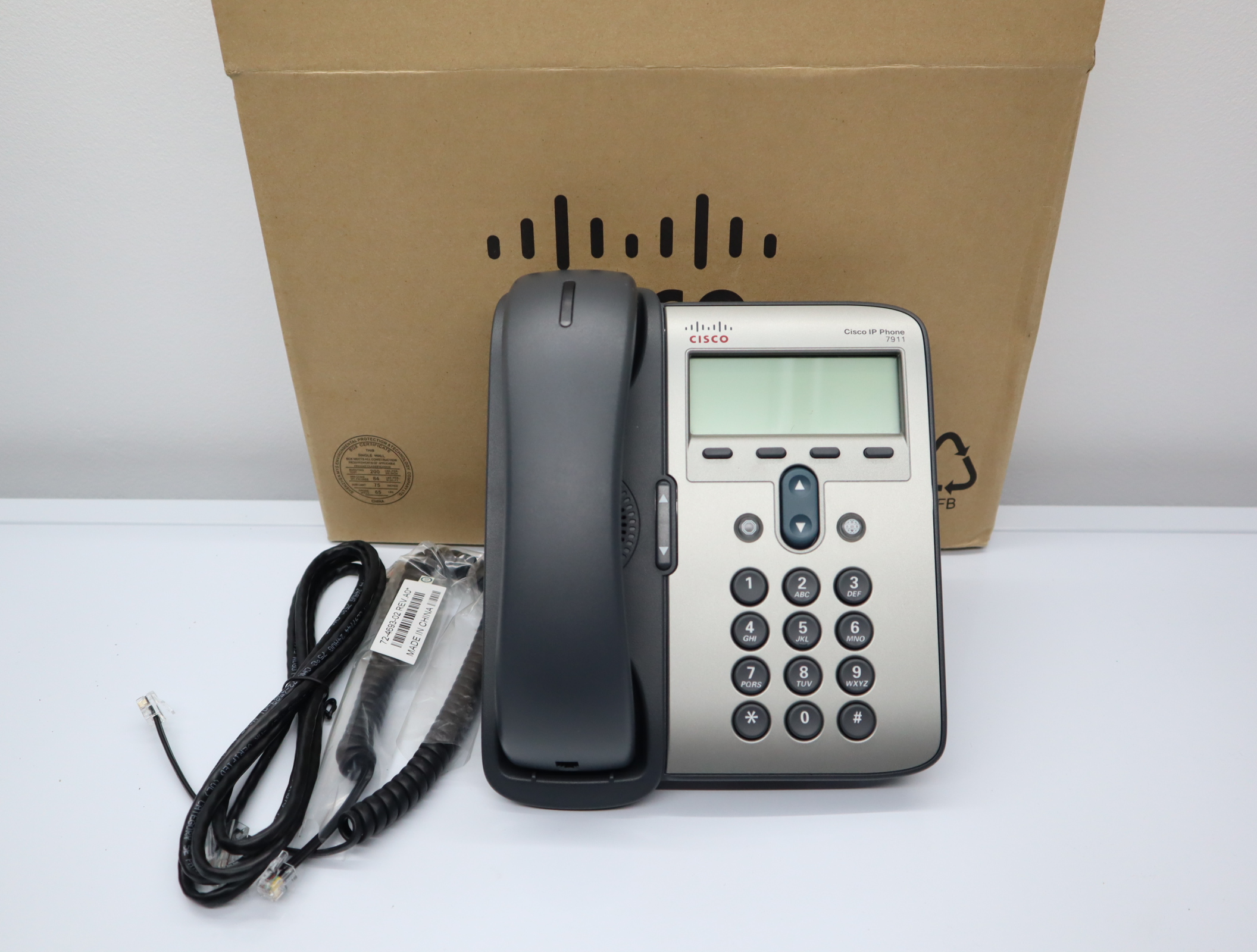 Cisco 7911G IP Phone (ไอพีโฟน) (ไม่รวม Adapter) ราคา 906 บาท*ส่งฟรี