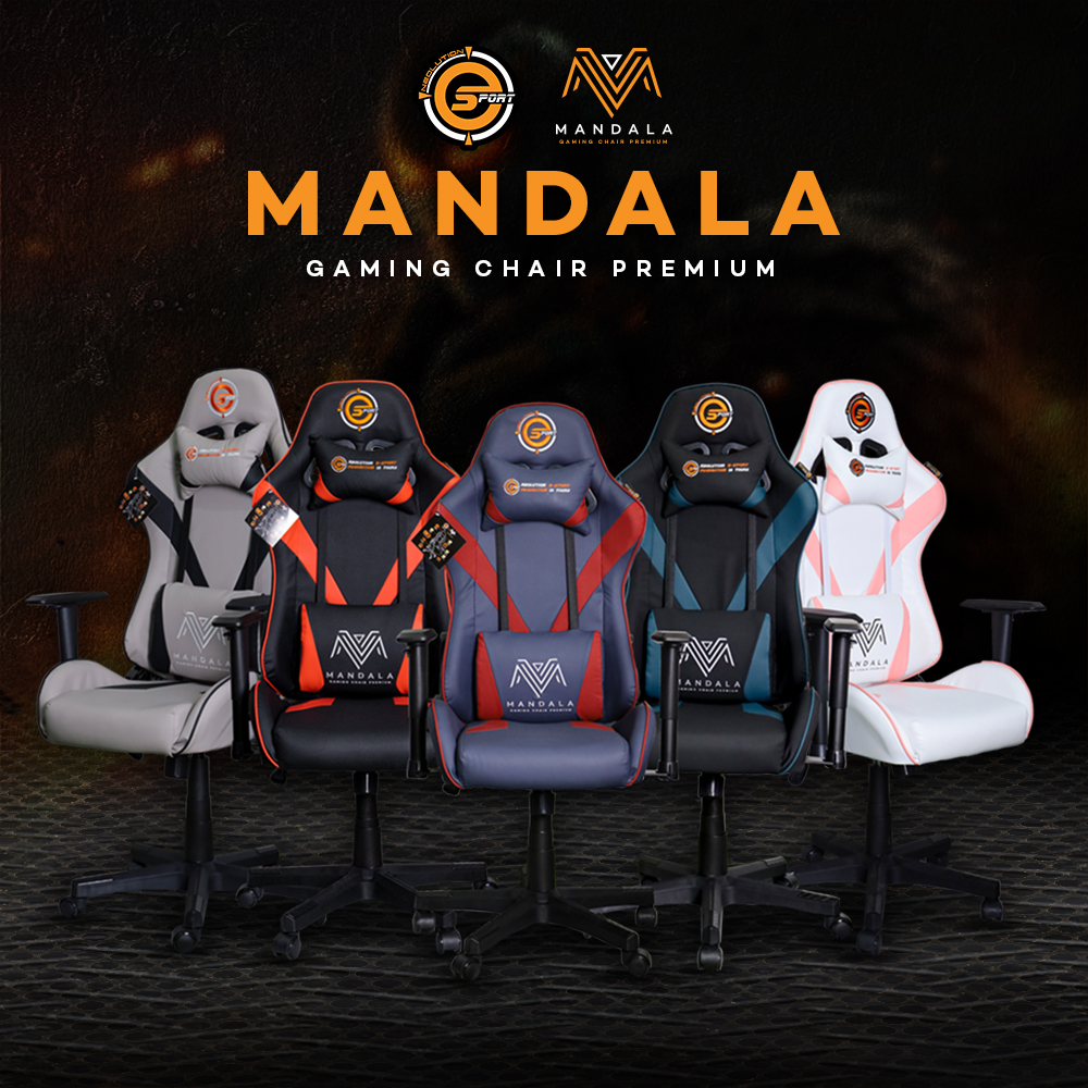 Neolution E-Sport Gaming Chair รุ่น MANDALA เก้าอี้เกมมิ่ง เก้าอี้เล่นเกมส์ V.1 V.2 ราคา 2,190 บาท*ส่งฟรี