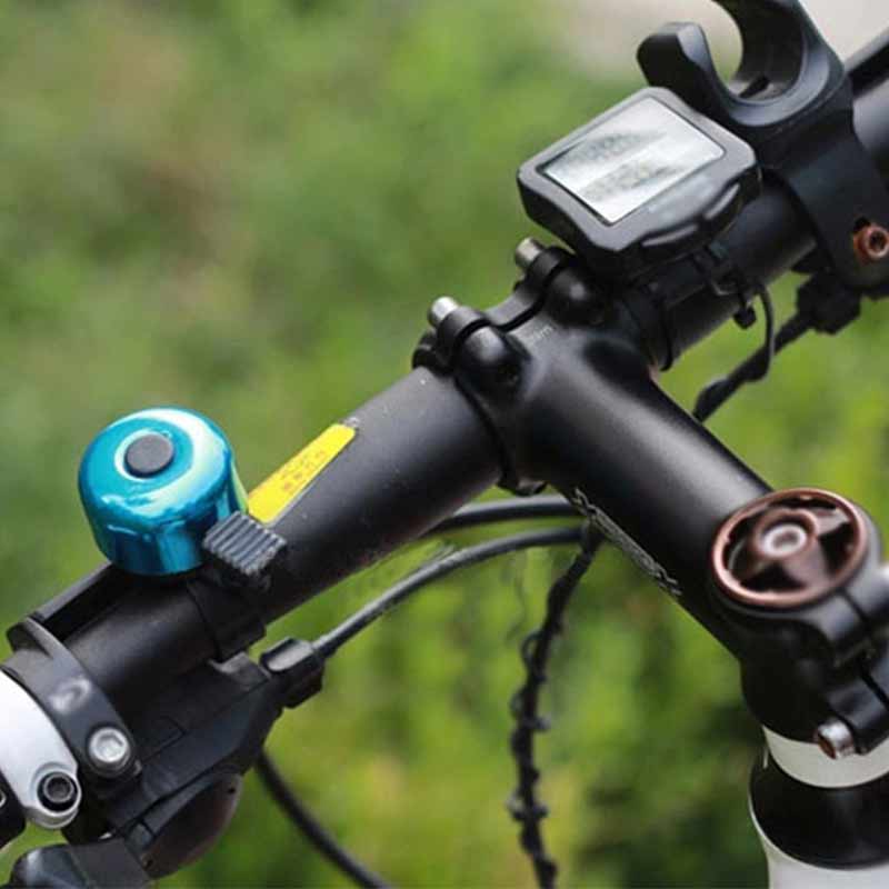 COOL!!!5สีจักรยาน Handlebar แหวนความปลอดภัยจักรยานสีดำเสียงแตรจักรยานกระดิ่งเตือนของจักรยานอุปกรณ์เสริมกลางแจ้งป้องกัน Chime