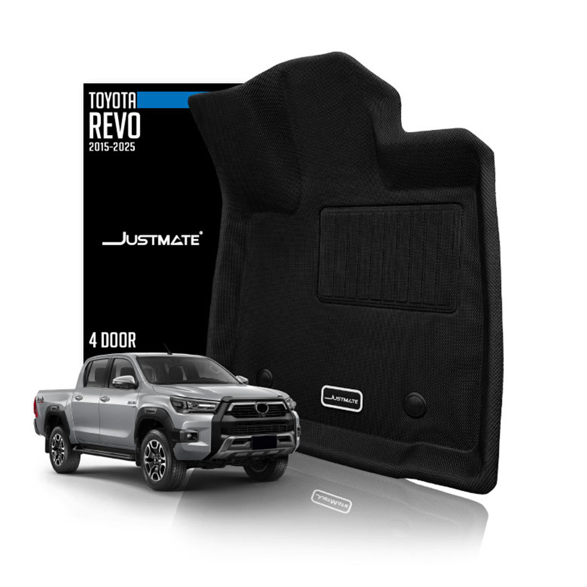 Justmate Toyota Car Floor Mats Revo 4D 2015 - 2025 at /Mt Automatic Transmission / Manual Transmission ราคา 2,059 บาท*ส่งฟรี