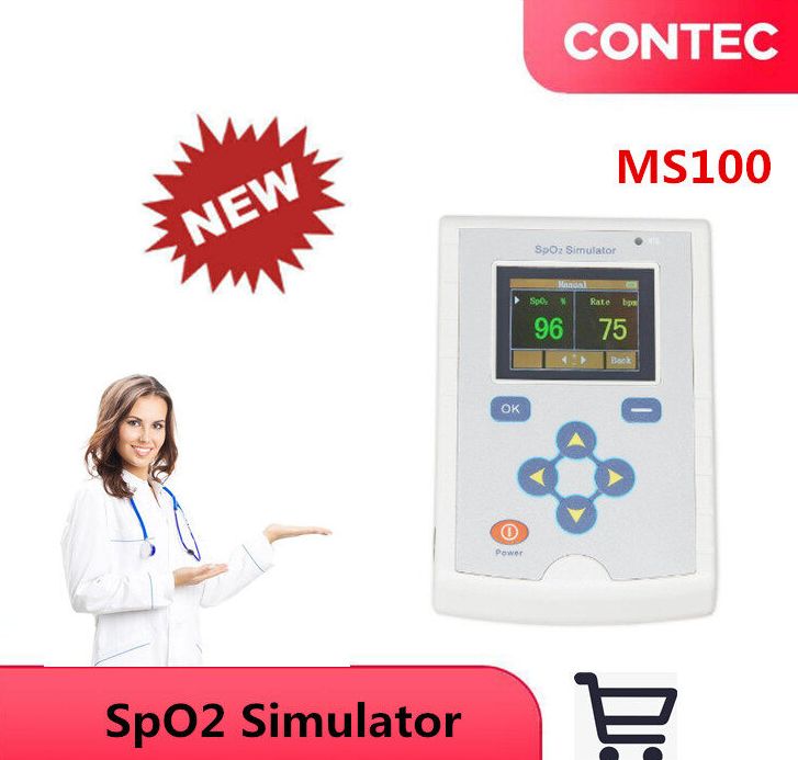 MS100 SpO2 Simulator Oxygen saturation Pulse rate simulation different R-curve ราคา 17,207 บาท*ส่งฟรี