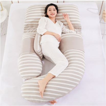 หมอนคนท้อง หมอนข้างคนท้อง หมอนรองครรภ์  U-Shape ยืดหยุ่น คืนรูปได้ จัดท่านอน รองรับน้ำหนักได้ดีเยี่ยม ลดอาการปวดหลัง นอนหลับไม่สนิทหมอนปรับอิง ปรับม้วน จัดได้หลายทรงมีส่วนเว้าสำหรับรับกับข้อศอกช่วยให้นอนสบายยิ่งขึ้น