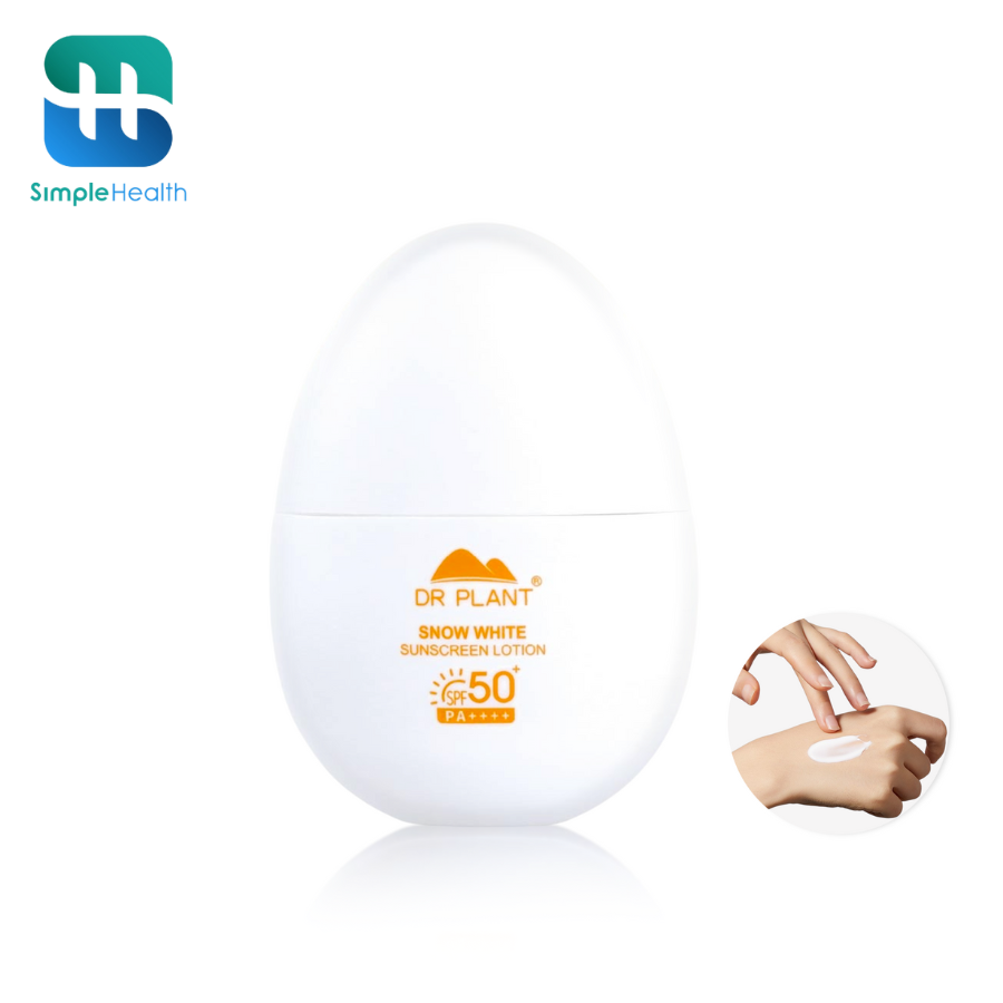 Simple Health Th Face Sunscreen, Face Sun Protection, Dr Plant Sunscreen, Waterproof, Easy to Spread, Not Sticky, Spf50+ Pa++++