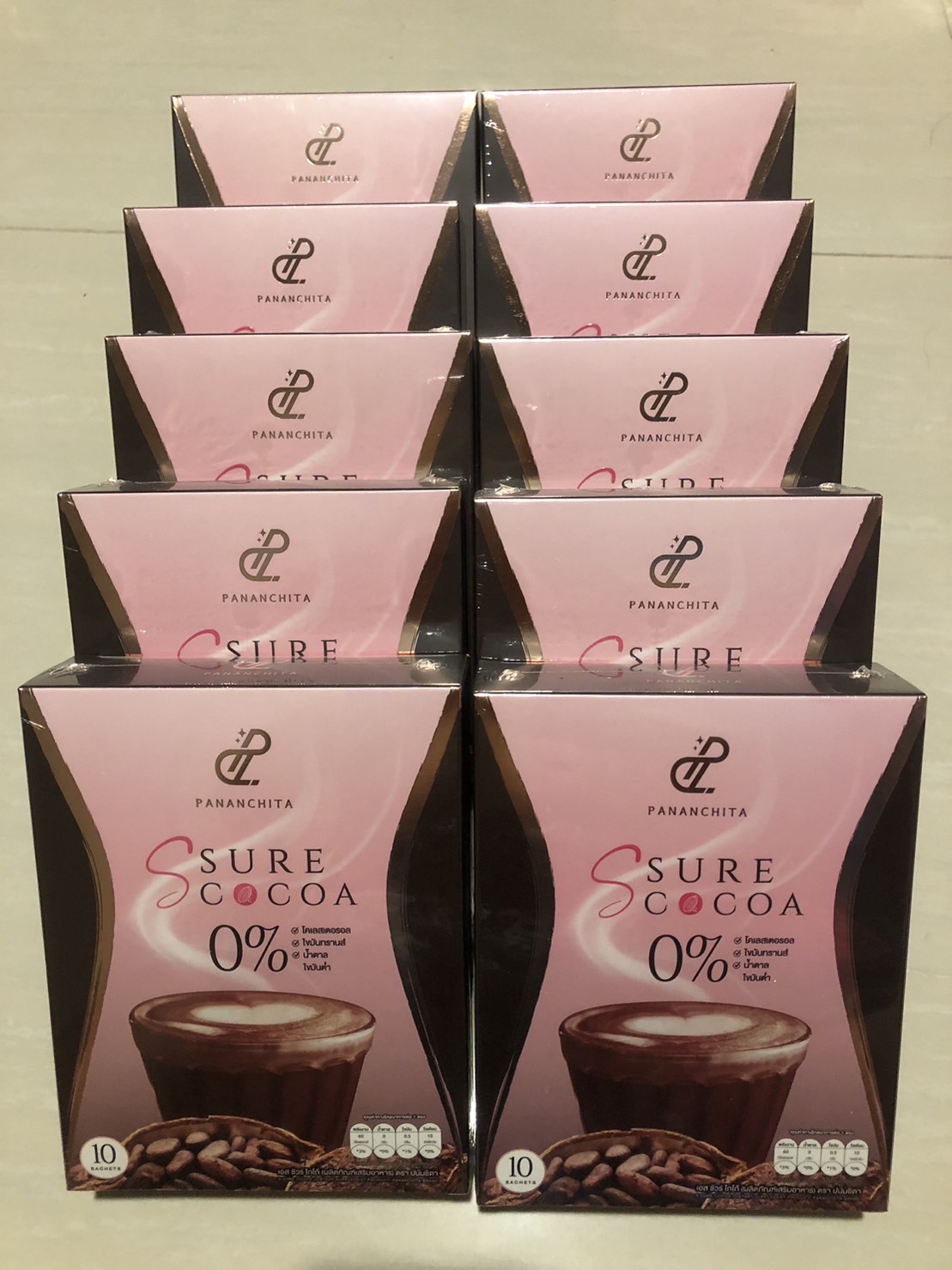 Pananchita Ssure Cocoa_เอสชัวร์โกโก้ 10 กล่อง ราคา 2,350 บาท*ส่งฟรี