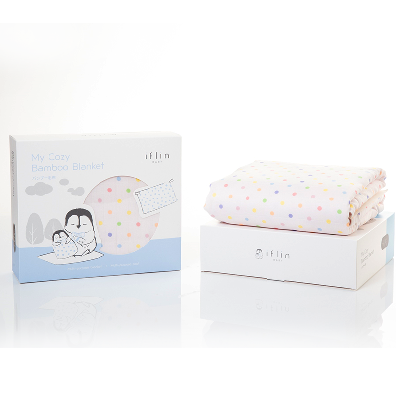 IFLIN ผ้าห่มใยไผ่สำหรับเด็ก My Cozy Bamboo Blanket (For Baby) ราคา 1,290 บาท*ส่งฟรี