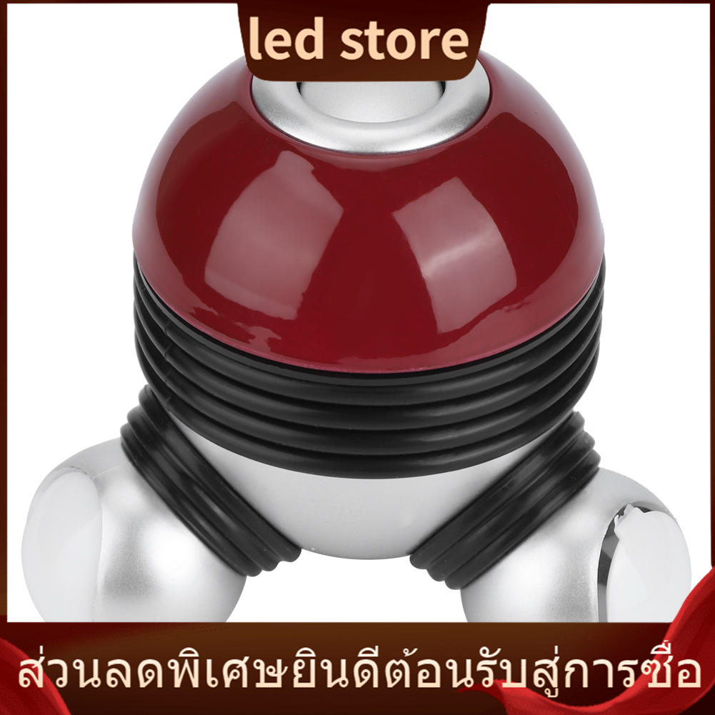 เครื่องนวดตัวสั่นแบบมือถือแบบพกพาขนาดเล็กพร้อมไฟ LED สำหรับหัวคอขาบรรเทาอาการปวดสำหรับโฮมออฟฟิศและของขวัญเดินทางสำหรับพ่อแม่และผู้สูงอายุ