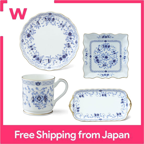 [NARUMI JAPAN] MILANO Bone China Square Plate | Gold Rim Tableware / European, Retro Western Style / For Gift ราคา 718 บาท*ส่งฟรี