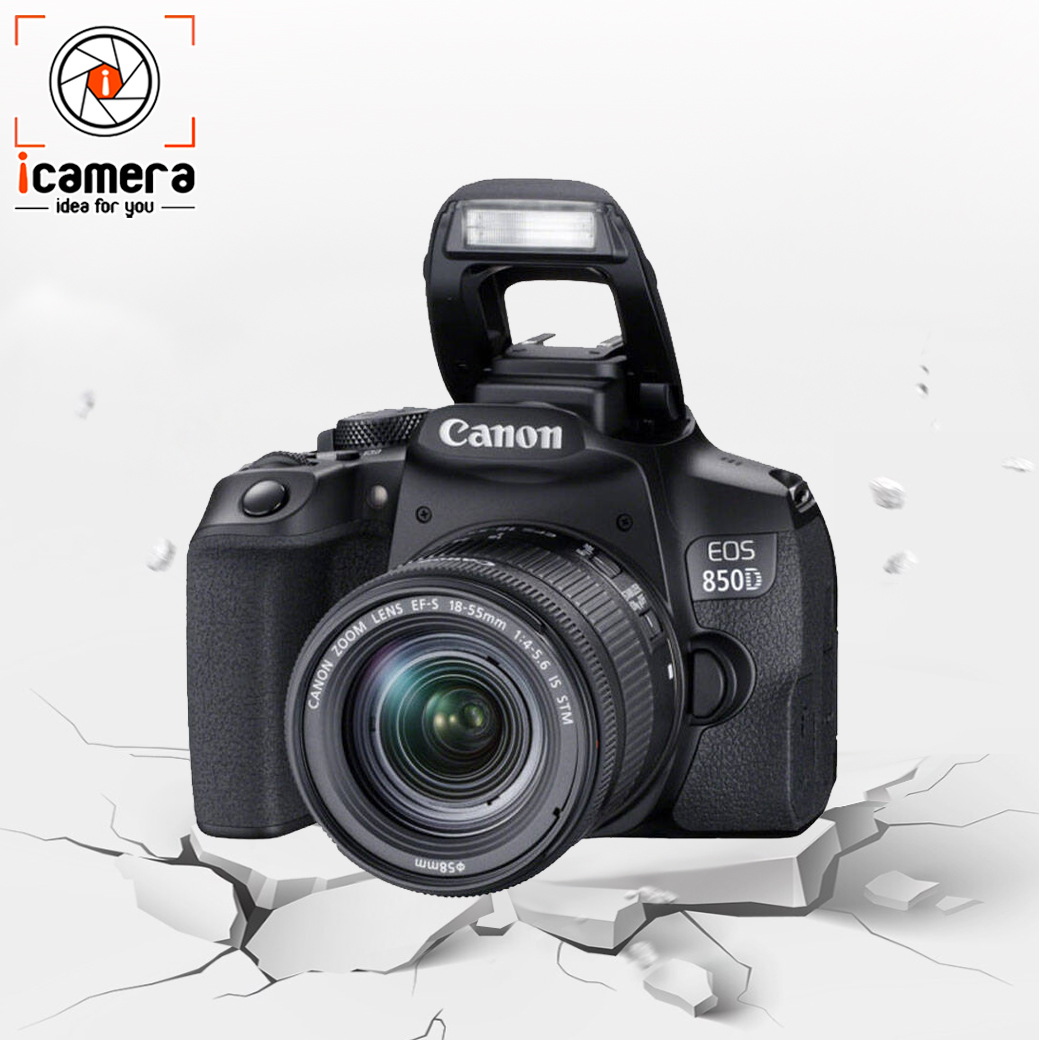 ภาพประกอบคำอธิบาย Canon Camera EOS 850D kit 18-55 mm.IS STM - รับประกันร้าน icamera 1ปี