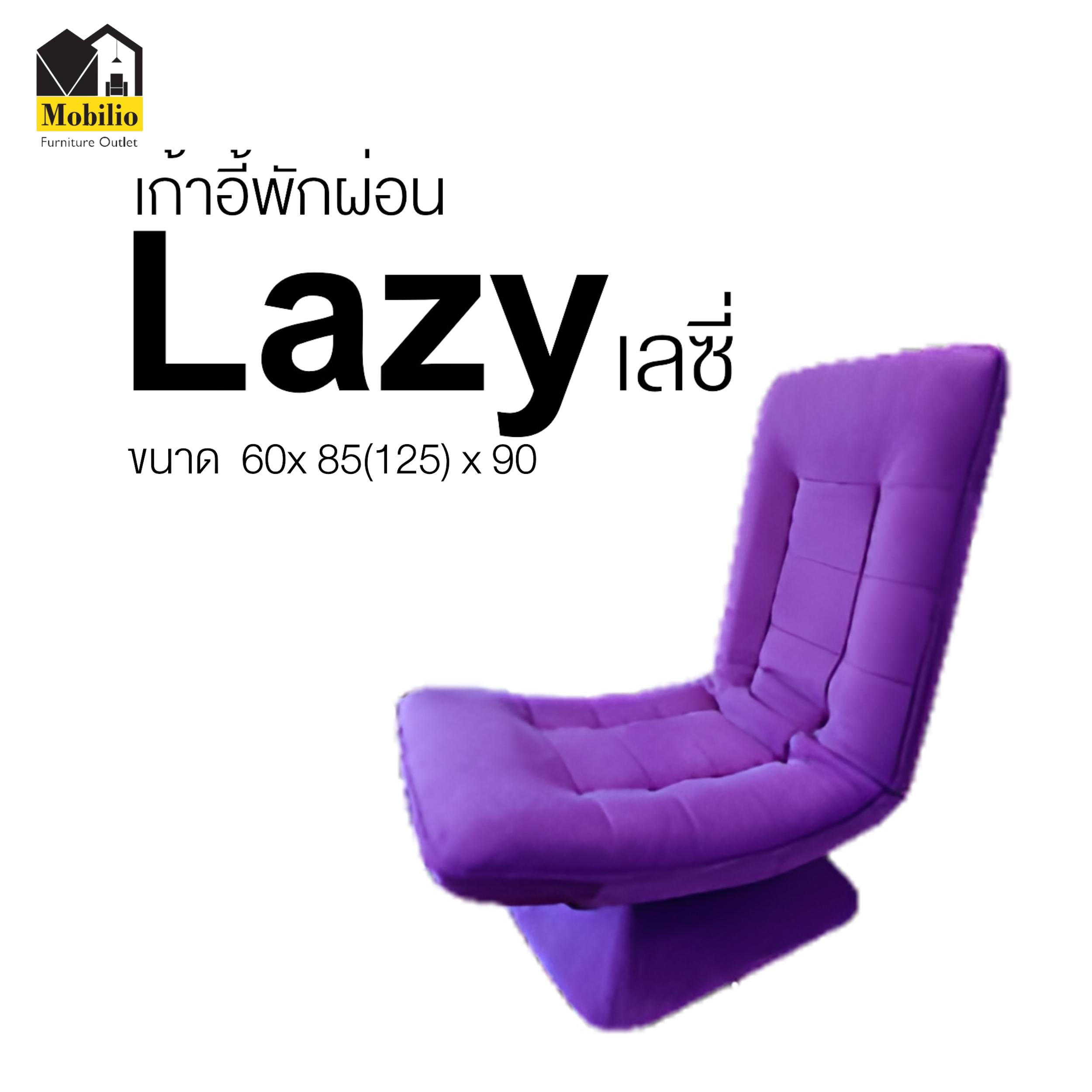 เก้าอี้พักผ่อน รุ่น "LAZY เลซี่ " ราคา 1,990 บาท*ส่งฟรี