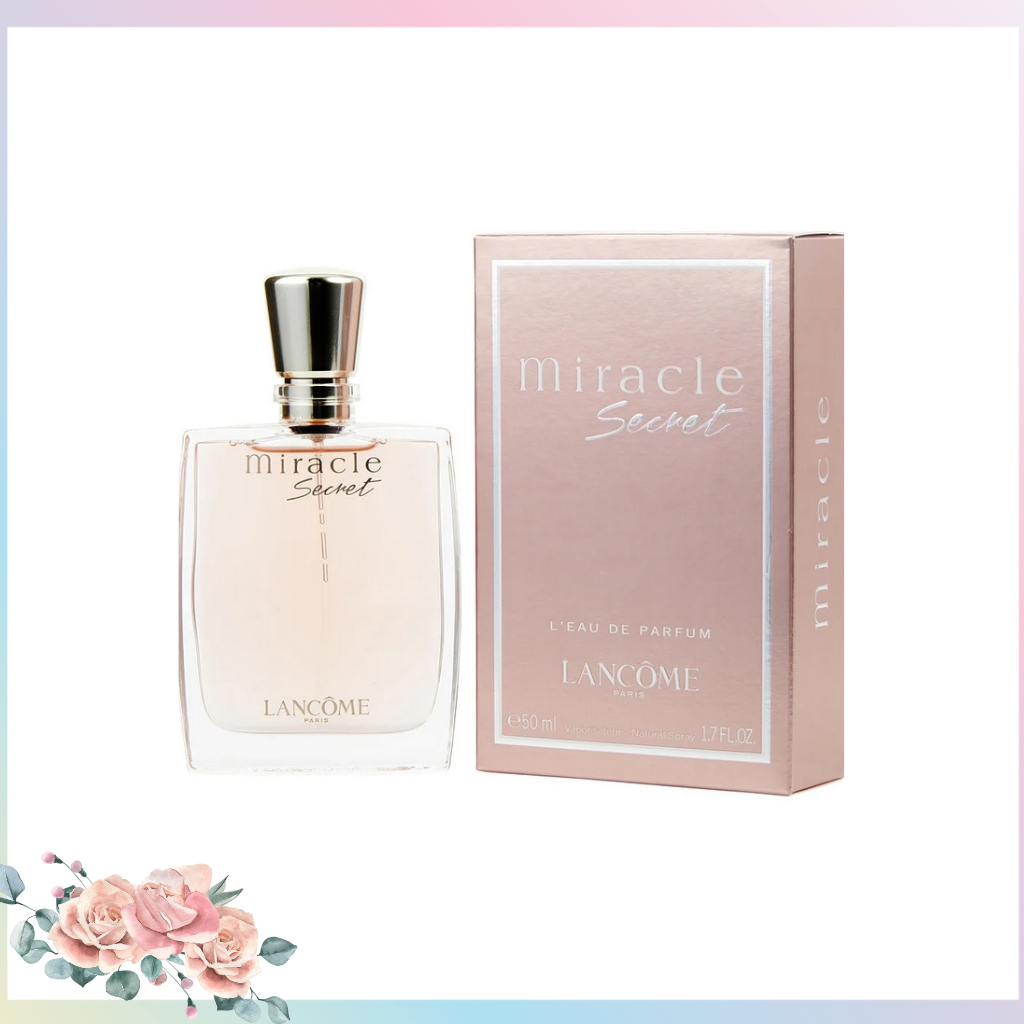 【100% รับประกันของแท้】Miracle Secret 100ml EDP ติดทนนานและหรูหรา เหมาะสำหรับผู้หญิงวัยผู้ใหญ่ ราคา 1,367 บาท*ส่งฟรี