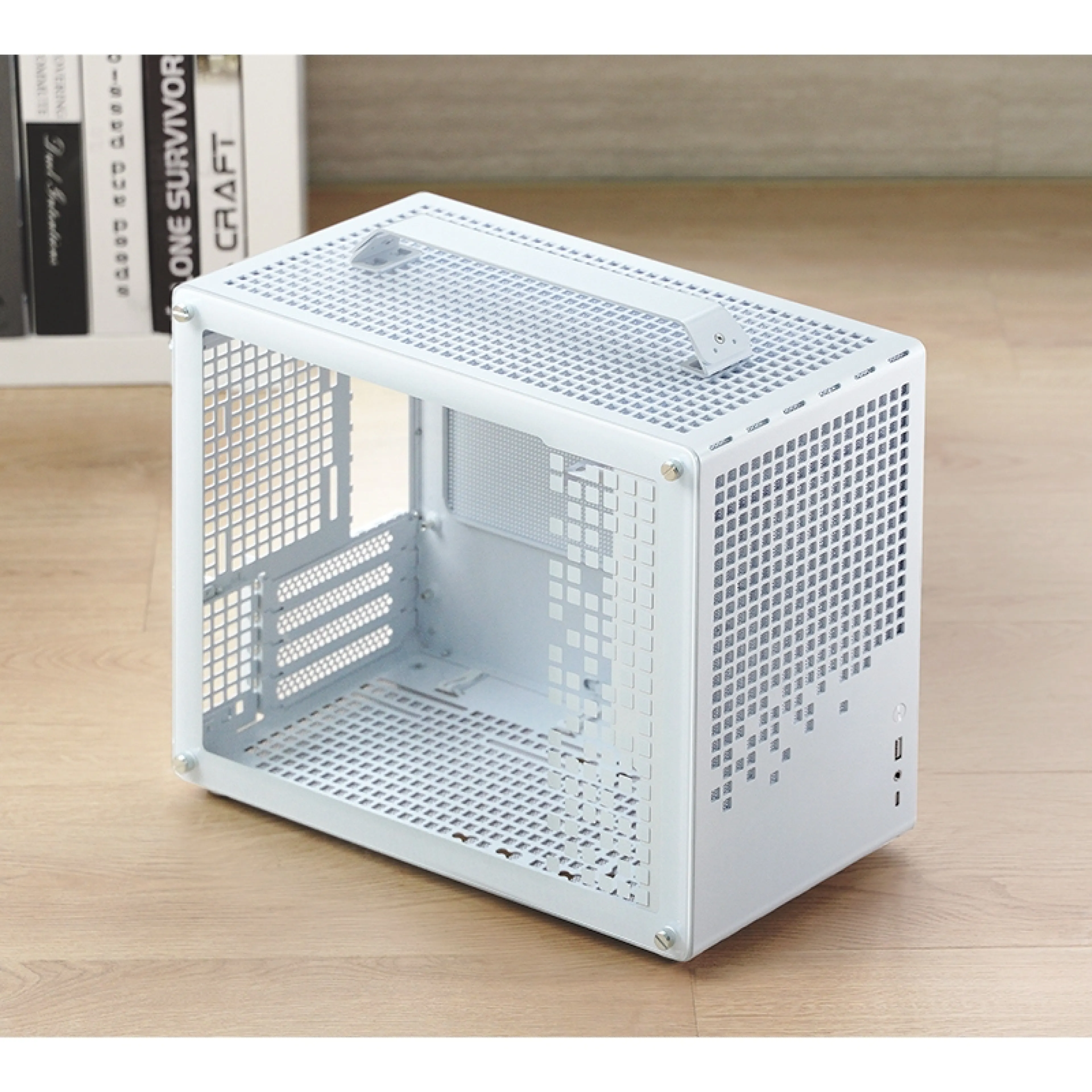 Case Jonsbo Z20 White Micro-Atx Sfx, Portable, Small Mini Computer Case, White