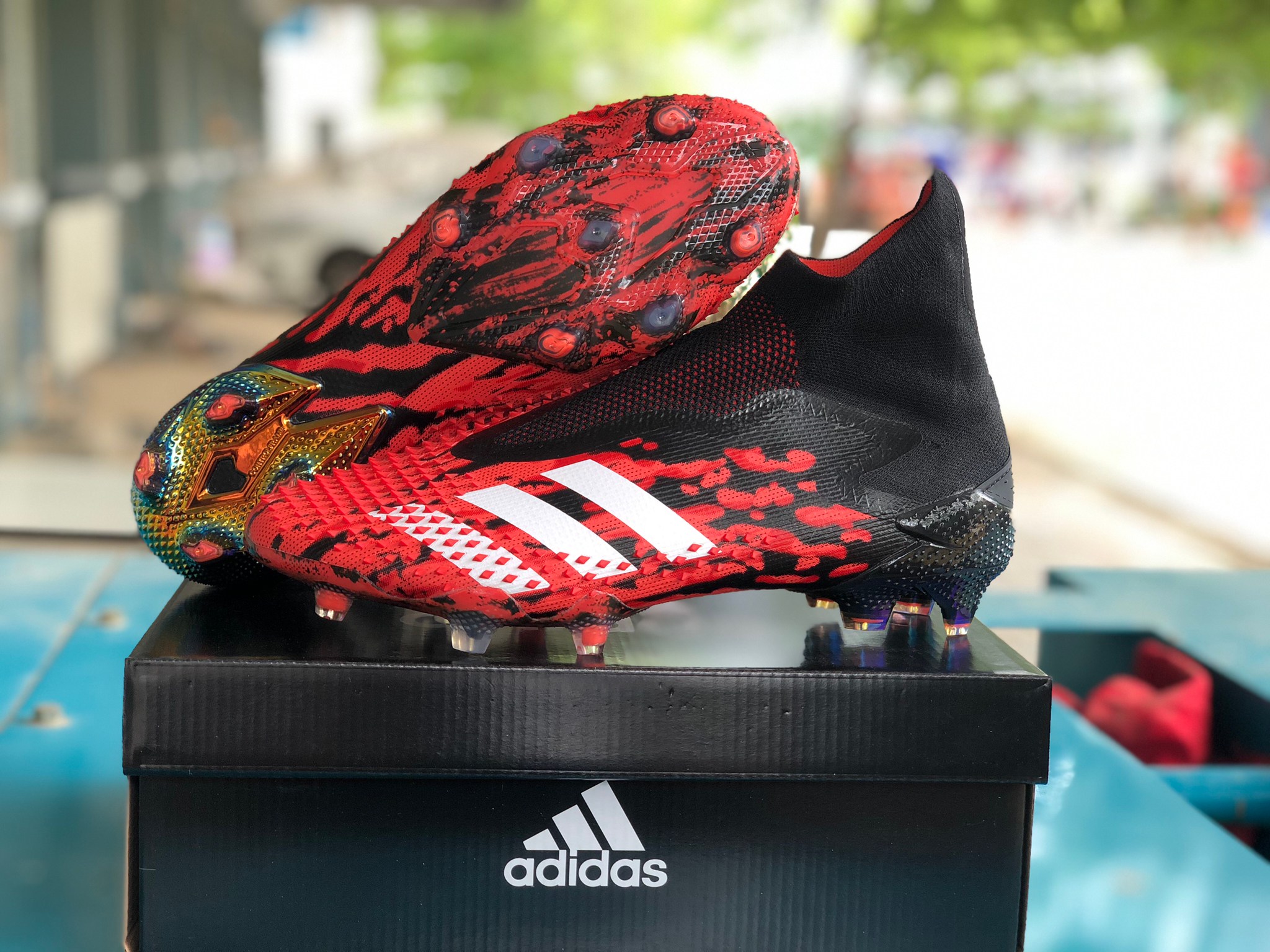 รองเท้าสตั๊ด รองเท้าฟุตบอล Adidas_Predator Mutator FG