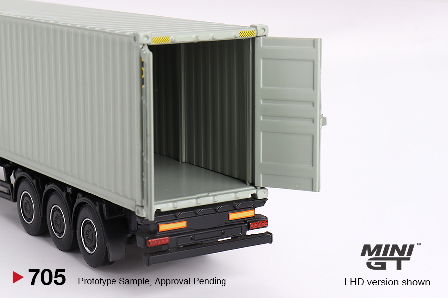 MINI GT No.705 Mercedes-Benz Actros w/ 40 Ft Container 