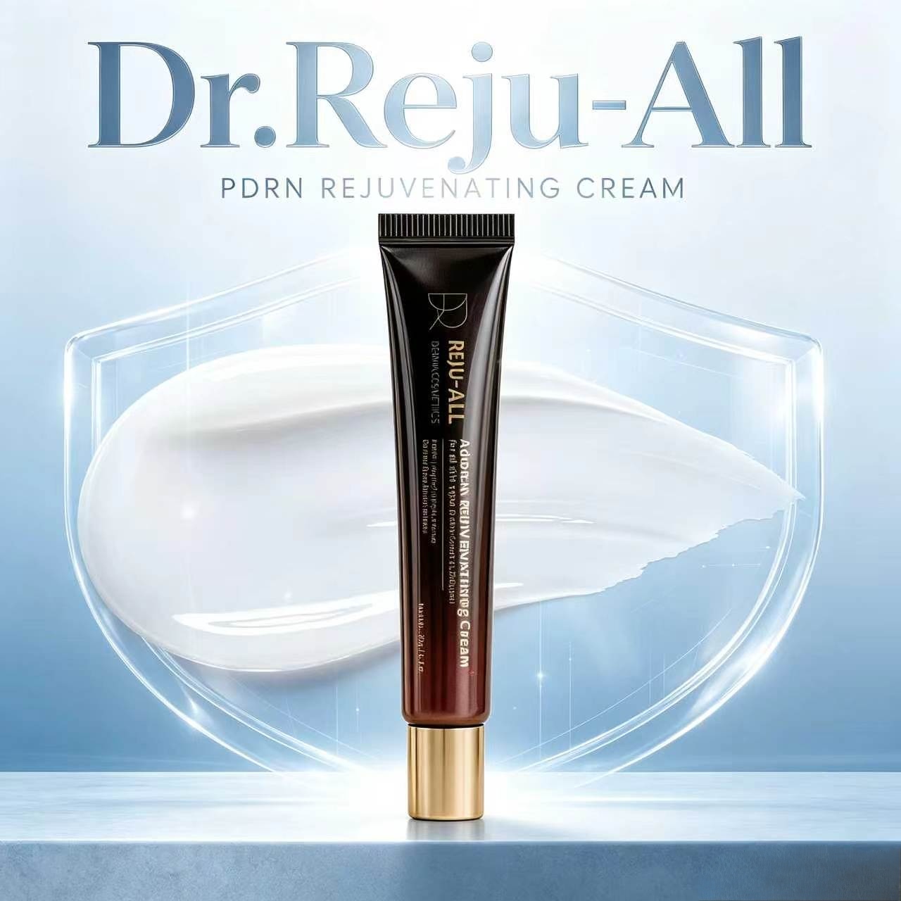 Dr.Reju-All Advanced Pdrn Rejuvenating Cream 20g, Gentle Anti-Aging Cream Mixed with Pdrn Salmon 1200 Ppm, Contains Hyaluronic Acid and Collagen. Helps Deeply Moisturize Skin. Increases Skin Elasticity, Reduces the Appearance of Dry Wrinkles. ราคา 499 บาท*ส่งฟรี