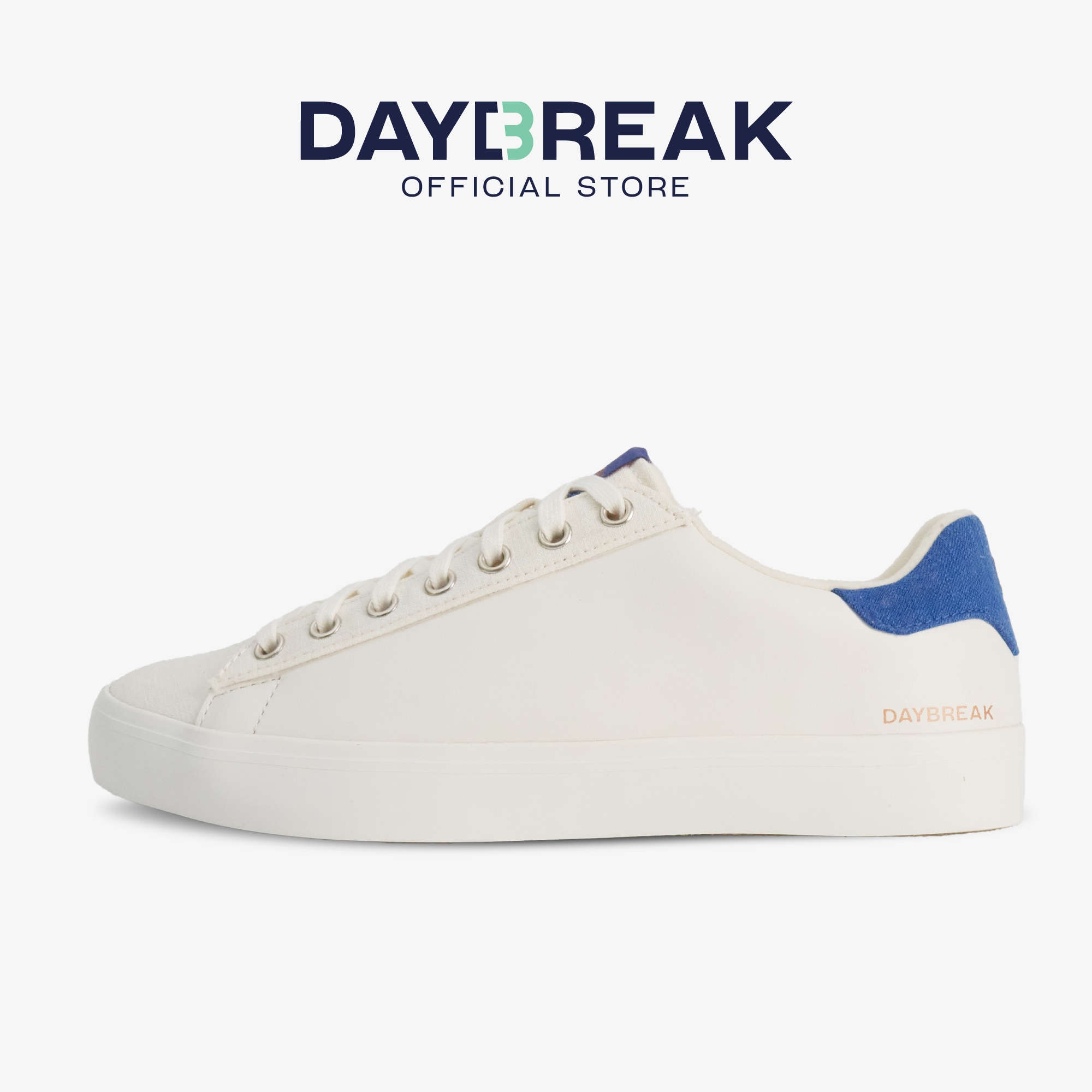 [Easy E-Receipt] DAYBREAK Viride 602 สีน้ำเงิน รองเท้าผ้าใบ หนังแท้ผสมผ้ากัญชง ลดกลิ่นอับ ผู้ชาย ผู้หญิง ราคา 2,380 บาท*ส่งฟรี