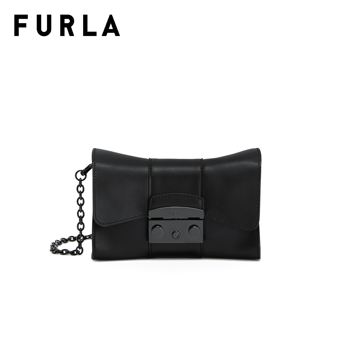 FURLA METROPOLIS MINI CROSSBODY REMIX NERO ราคา 8,750 บาท*ส่งฟรี