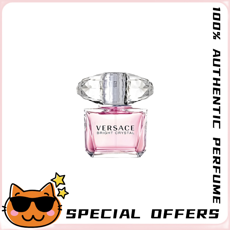 100% AUTHENTIC Versace Bright Crystal + Eau De Toilette +90ML ราคา 2,350 บาท*ส่งฟรี