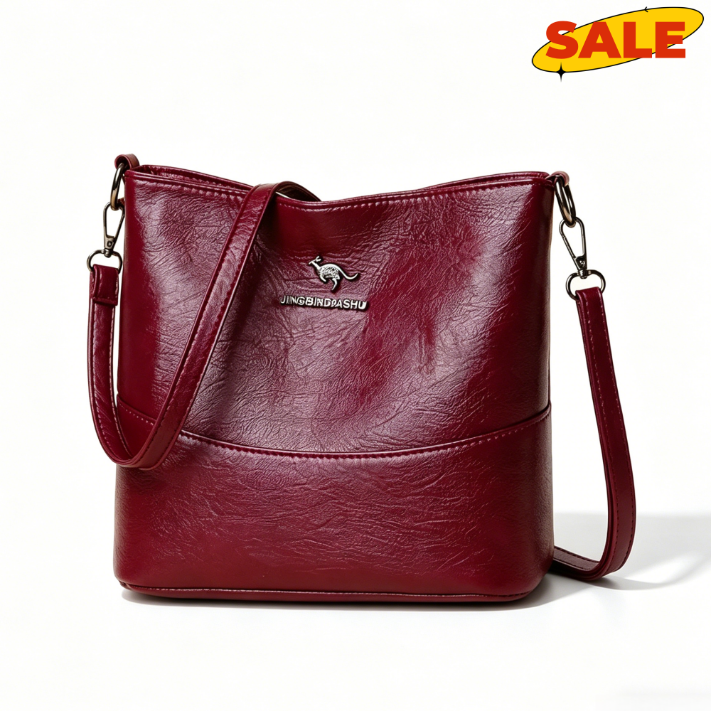 รูปสินค้า Zefan 【Cod】Simple Shoulder Bag Solid Color Women's Bag New Style Casual Large Shoulder Bag