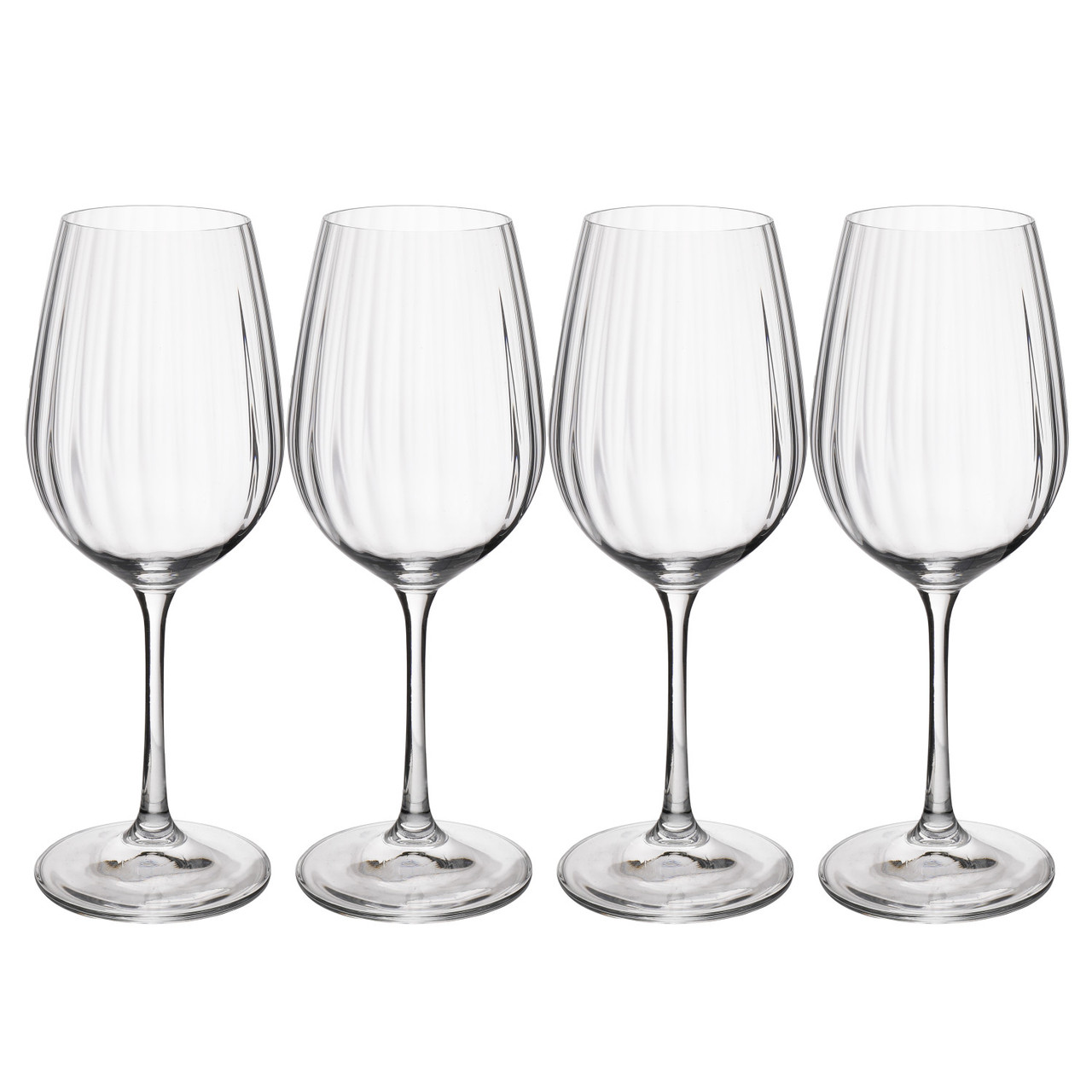 Mikasa Treviso White Wine Glasses 350ml 4 pcs ชุดแก้วไวน์ขาว 350 มล. จำนวน 4 ใบ รุ่น MKTREVWW4PC ราคา 1,180 บาท*ส่งฟรี