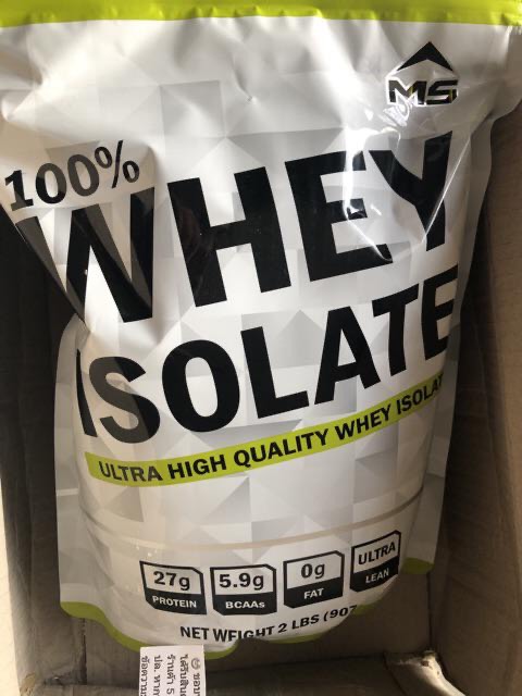 เวย์โปรตีน WHEY ISOLATE เพิ่มกล้ามลดไขมัน