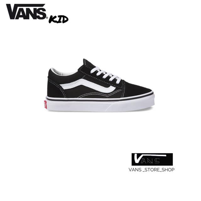 VANS OLD SKOOL BLACK WHITE KIDS *รองเท้าเด็ก* (สินค้ามีประกันแท้) ราคา 3,500 บาท*ส่งฟรี