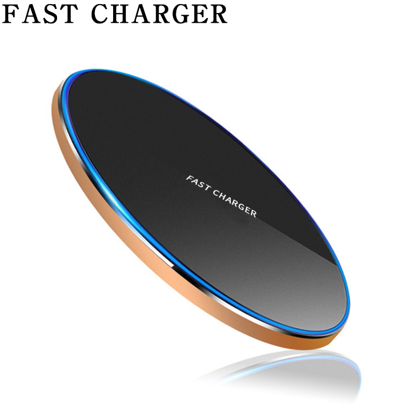 Fast Wireless Charger Qi 10W เครื่องชาร์จไร้สาย Qc3.0 ชาร์จแผ่นชาร์จ USB แบบไร้สายได้อย่างรวดเร็ว