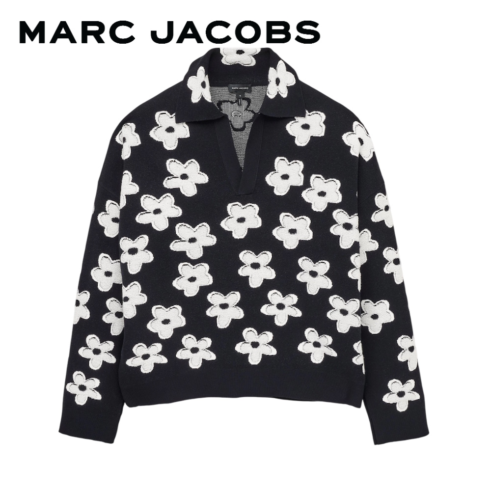 MARC JACOBS THE DAISY JACQUARD POLO 2S5RTP001K29 SP25 เสื้อกันหนาว ราคา 18,900 บาท*ส่งฟรี
