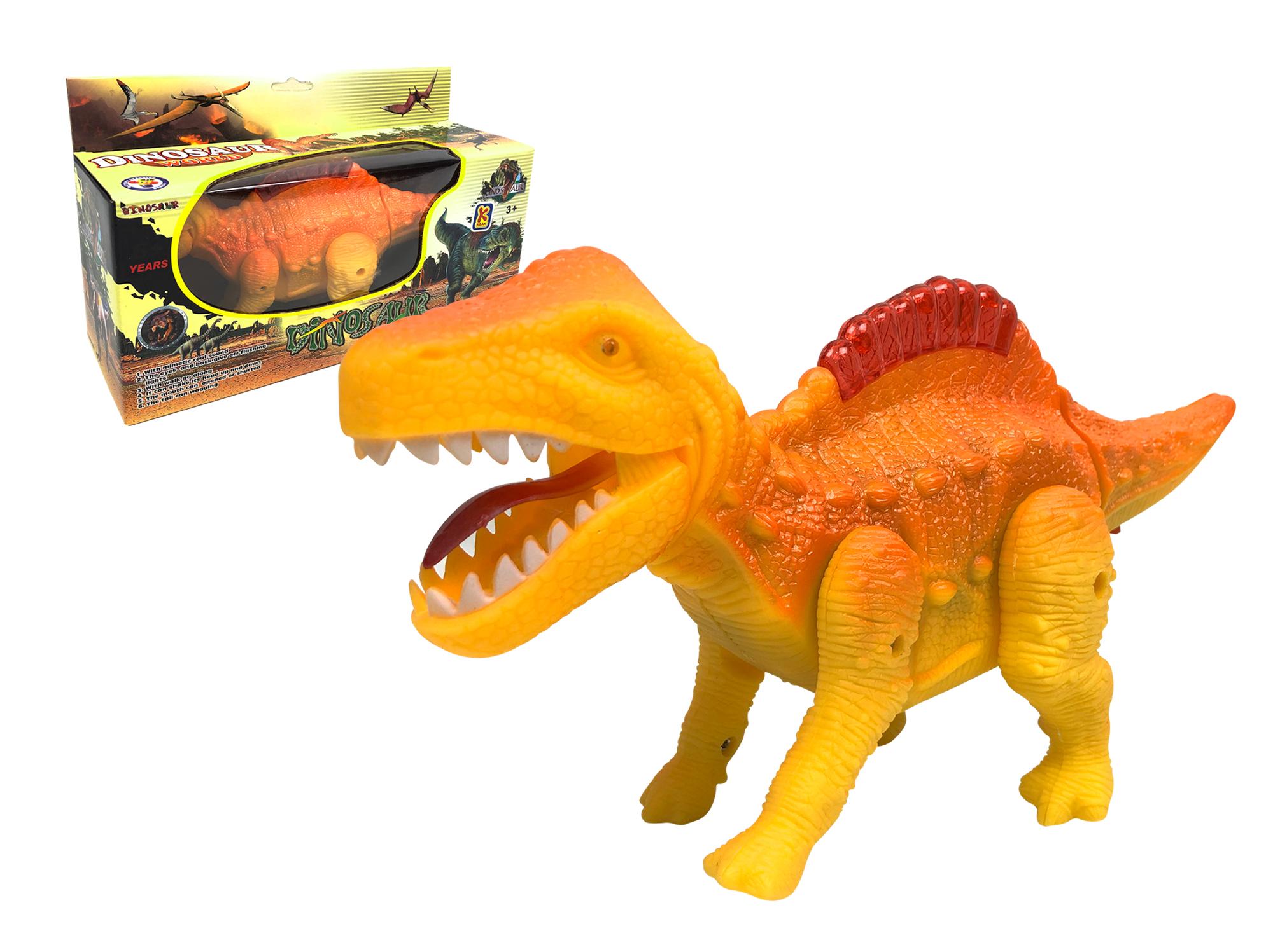 KIDTOYS ไดโนเสาร์ 3D (เดินได้ มีไฟ มีเสียง) ขนาด 29*9*18 ซม.