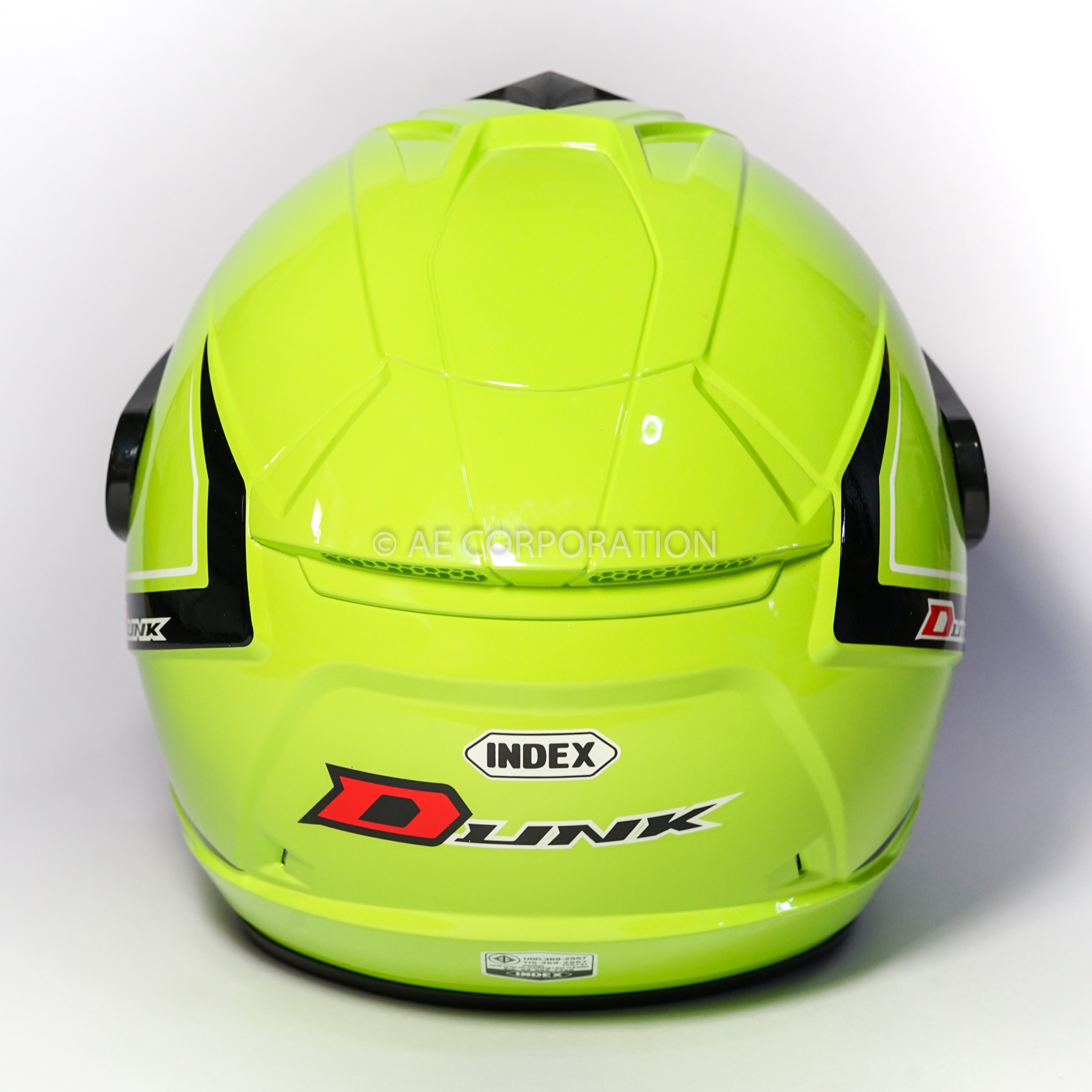 รายละเอียดเพิ่มเติมเกี่ยวกับ หมวกกันน็อค INDEX DUNK NEW หมวกกันน็อก ของแท้100% ไซต์L สีเขียว 300IQ Racing