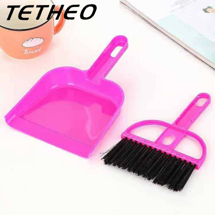 TETHEO แปรงมินิ พร้อมที่โกยผง ที่โกยผง ไม้กวาด ที่โกยขยะ พร้อมส่งค่ะ ราคา 14 บาท*ส่งฟรี