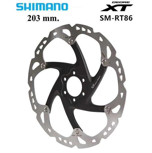 SHIMANO DEORE XT SM-RT86 Ice-Tech MTB Brake Rotor Disc 6 Bolt 160//180//203MM