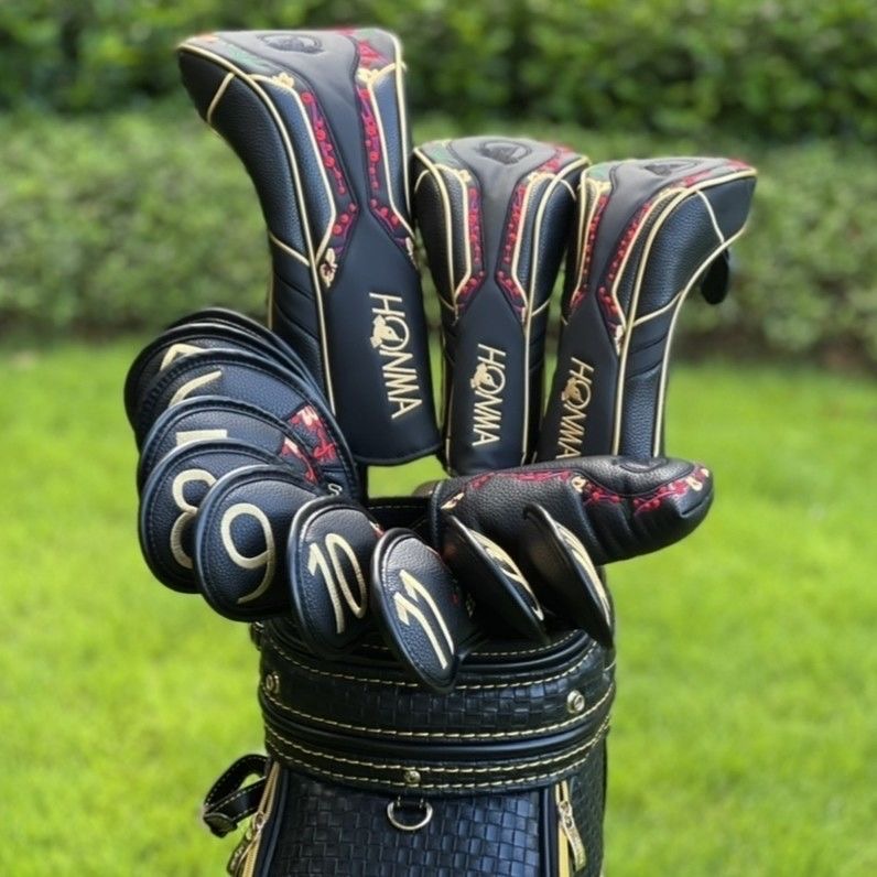 ไม้กอล์ฟครบชุด รุ่นใหม่ล่าสุด 2023 HM Beres Gold S-08 4 Star Golf Gold Club Flex R หรือ SR ให้เลือก พร้อมกระเป๋าหนังสุดหรูหรา สีดำ - ยี่ห้อ HM ราคา 23,990 บาท*ส่งฟรี