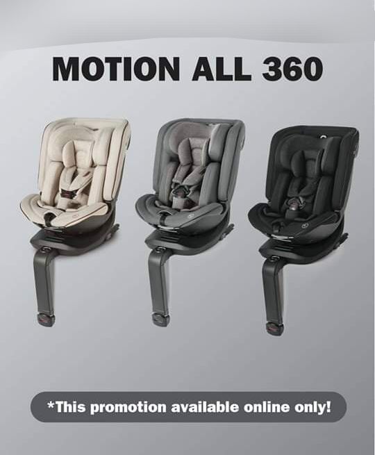 (ประกัน4ปี) Silver Cross คาร์ซีท motion all 360° มาตราฐาน i-size R129 เนื้อผ้า bamboo eco มาตรฐาน ADAC ได้คะแนนดีที่สุดของโลกในกลุ่มคาร์ซีทสำหรับแรกเกิด-12 ขวบ ราคา 24,900 บาท*ส่งฟรี