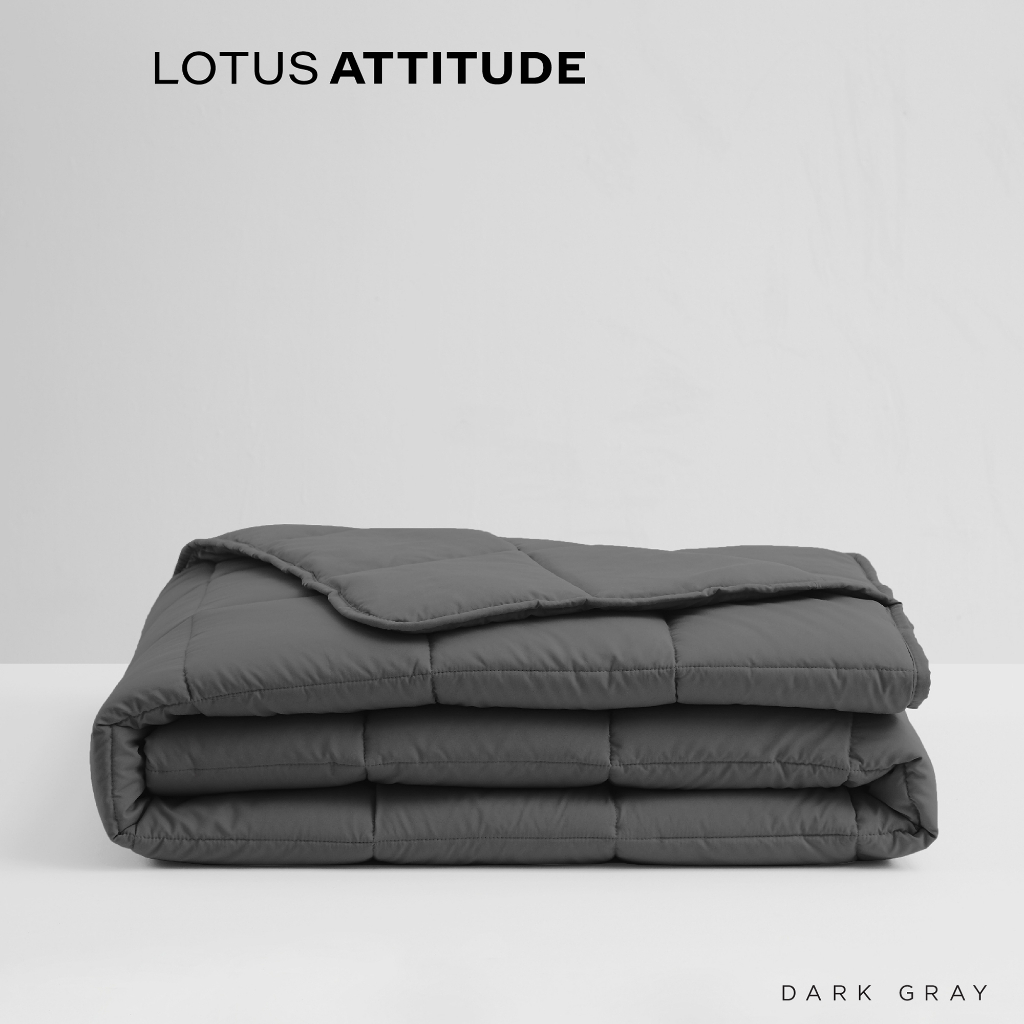 LOTUS ATTITUDE ผ้านวม สัมผัสนุ่ม ดุจใยไหม ความละเอียด 490 เส้น รุ่น Basic ส่งฟรี ราคา 1,785 บาท*ส่งฟรี