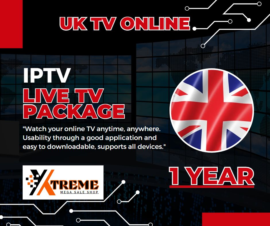 IPTV UK TV Online Package 1 Year. รับชมทีวี UK ได้ง่ายๆผ่านแอพพลิเคชั่นที่สามารถดาวน์โหลดได้ทุกระบบอุปกรณ์ ราคา  2,900 บาท*ส่งฟรี