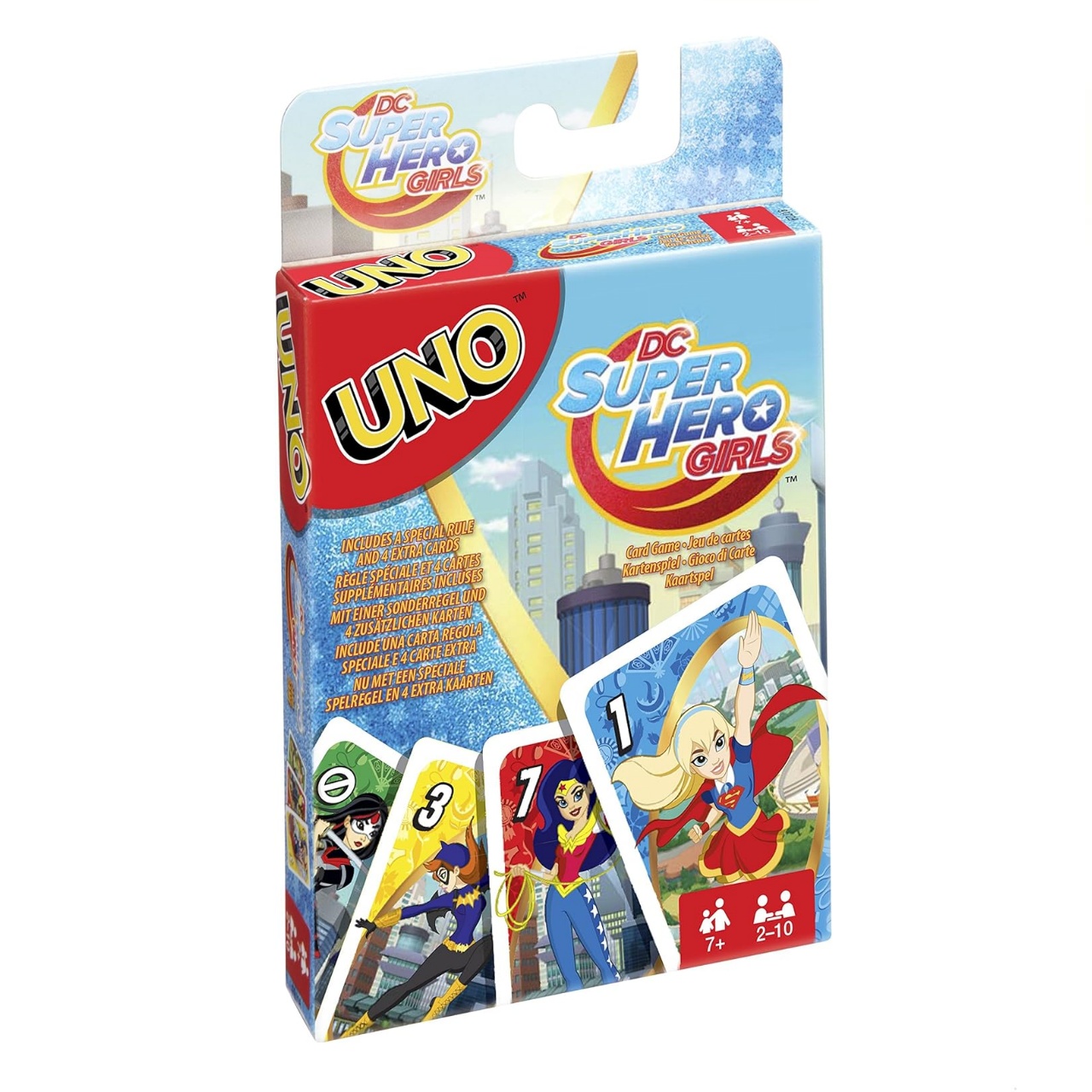 CARD GAME UNO DC SUPER HERO GIRLS ไพ่อูโน่ คุณภาพมาตรฐาน ลิขสิทธิ์แท้ ราคา 139 บาท*ส่งฟรี