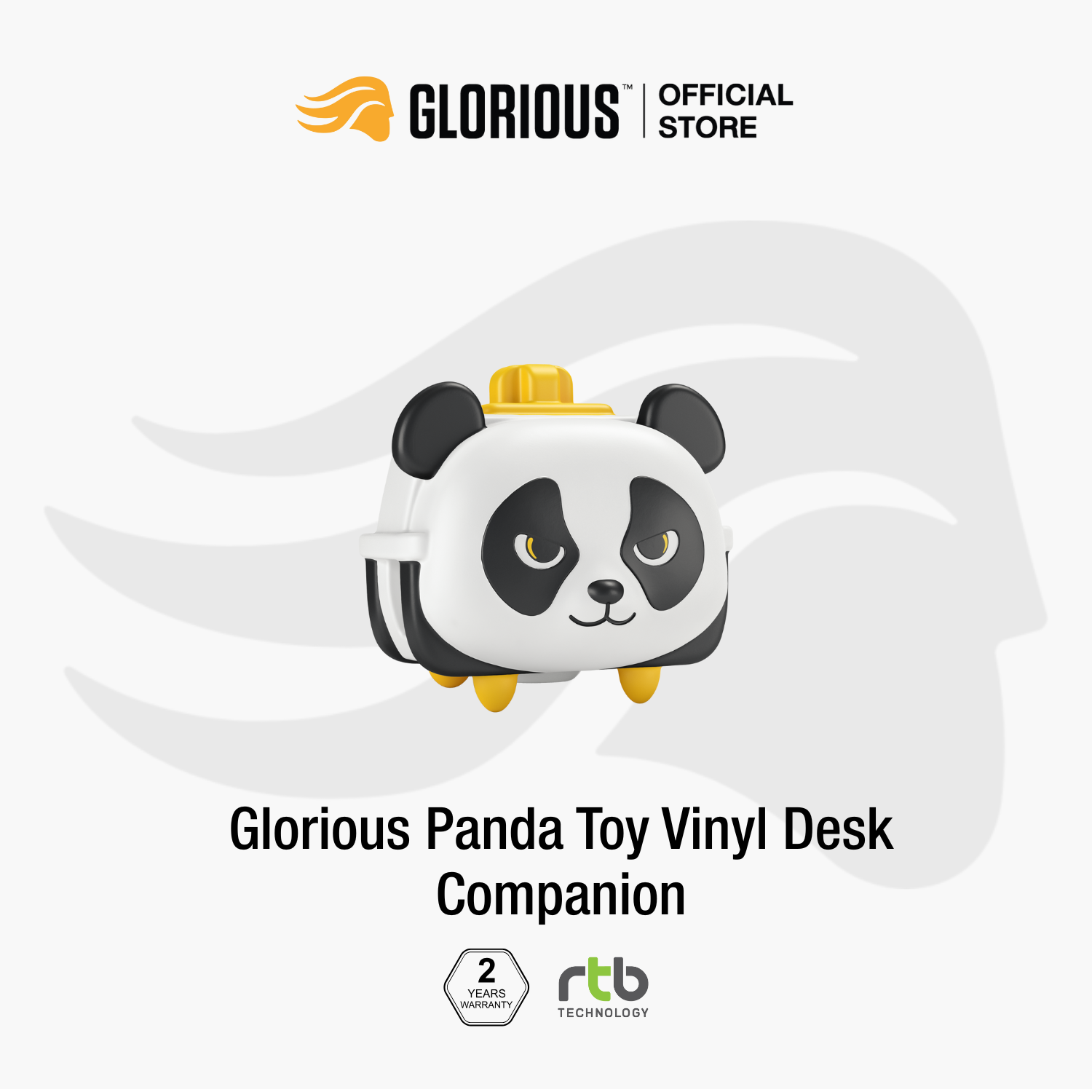 Glorious Panda Toy Vinyl Desk Companion Computer Desk Decoration ราคา 590 บาท*ส่งฟรี