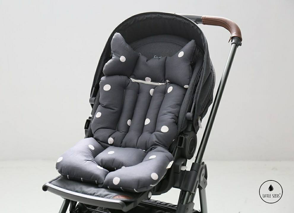 Little seeds Baby Stroller Inner seat (ลิตเติ้ลซี๊ด) เบาะรองนั่งสำหรับรถเข็น คาร์ซีท และเก้าอี้โยก(firstkidsthailand)
