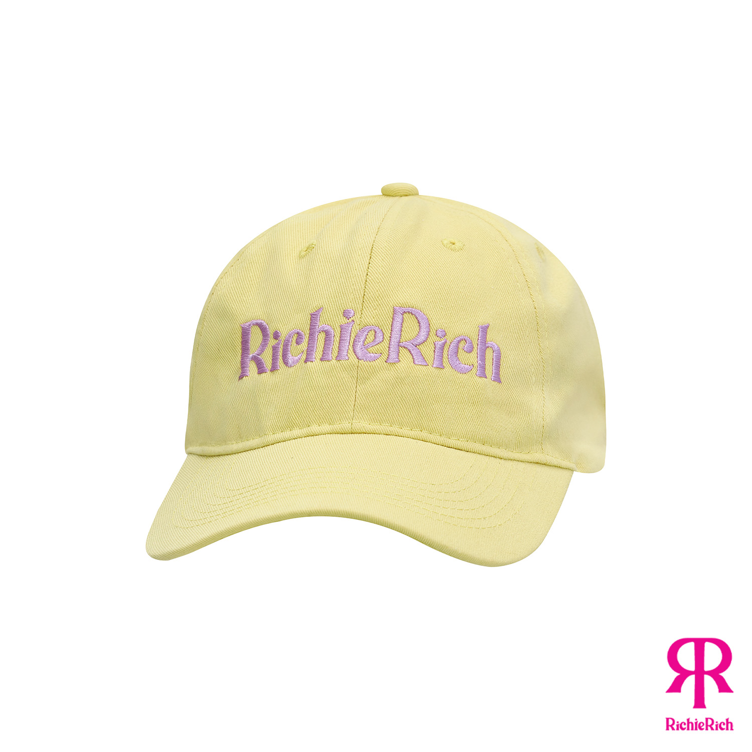 RICHIERICH By TandT - Light Yellow - RICHIERICH LOGO EMBELLISHED CAP หมวกแก็ปปักด้ายคำอ่าน ริชชี่ริช ราคา 690 บาท*ส่งฟรี