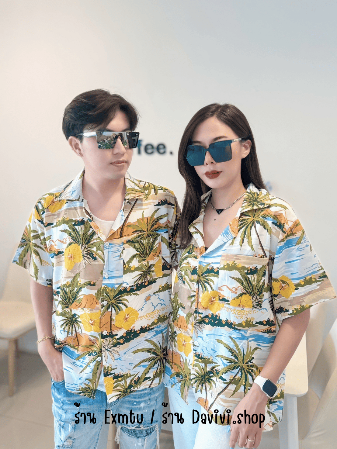 เสื้อฮาวายลายดอกไม้ขายดี ต้นไม้ ใบไม้ ใส่เล่นสงกรานต์ ขนาดอก44"ยาว27"ราคาตัวล่ะ 159 บาทเท่านั้น หมวด C ราคา 155 บาท*ส่งฟรี