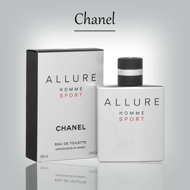 ภาพหน้าปกสินค้าส่งจากกรุงเทพ ชาแนลน้ำหอม Allure Homme Sport Perfume For Men EDT 100ml น้ำหอมสำหรับผู้ชาย