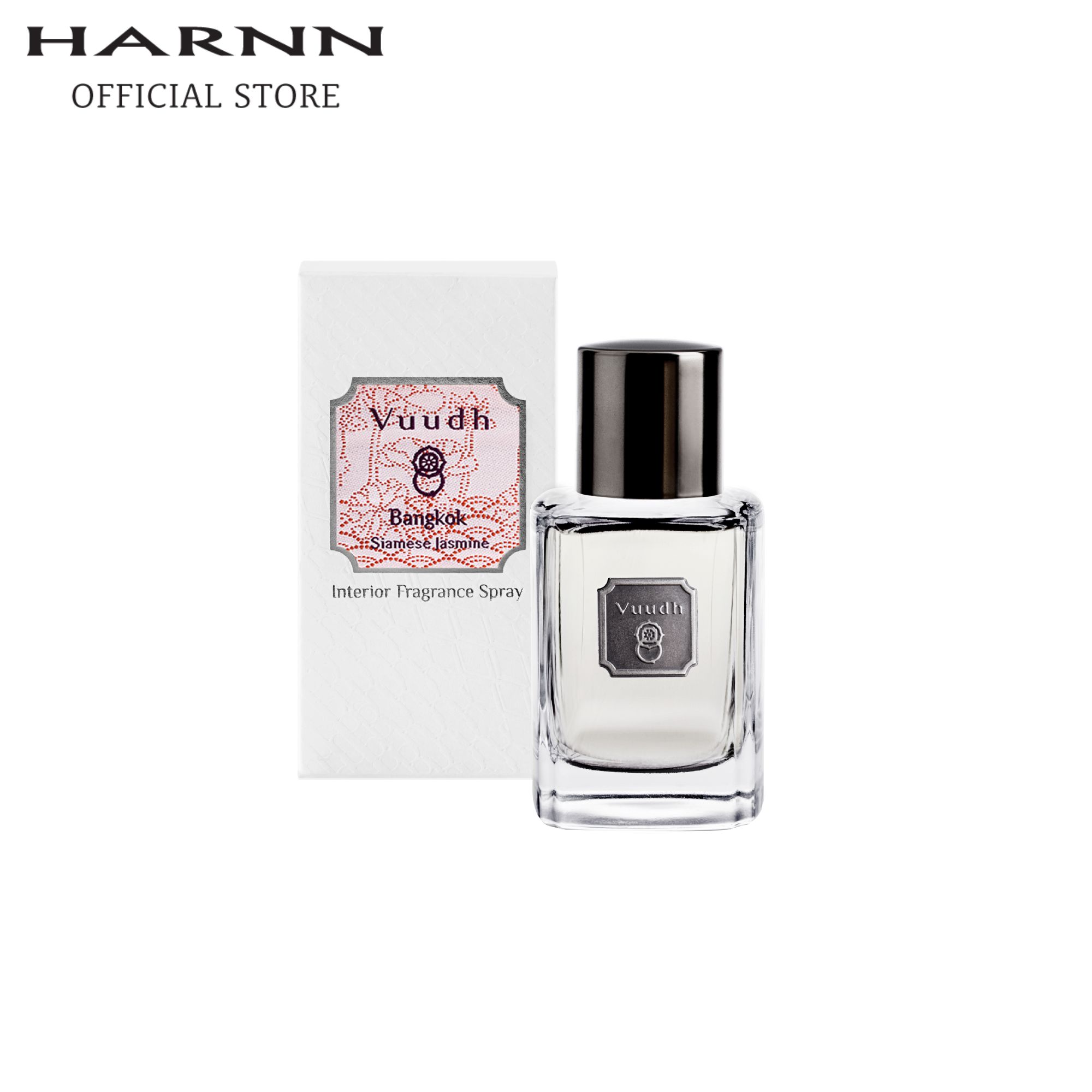 เจลดับกลิ่น น้ำหอมปรับอากาศภายในบ้านกลิ่นหอมสดชื่น HARNN VUUDH BANGKOK (SIAMESE JASMINE) INTERIOR FRAGRANCE SPRAY 50 ML. สเปรย์น้ำหอมปรับอากาศ สเปรย์ปรับอากาศ สเปรย์หอม สเปรย์ภายในบ้าน น้ำหอม ราคา 560 บาท*ส่งฟรี